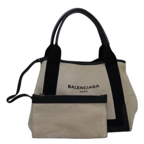 Balenciaga Vintage Pre-owned Canvas balenciaga-vskor White, Dam