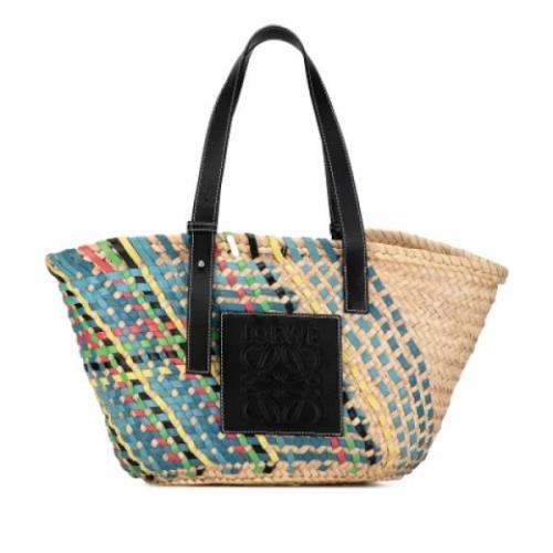 Loewe Pre-owned Pre-owned Raffia totevskor Multicolor, Dam