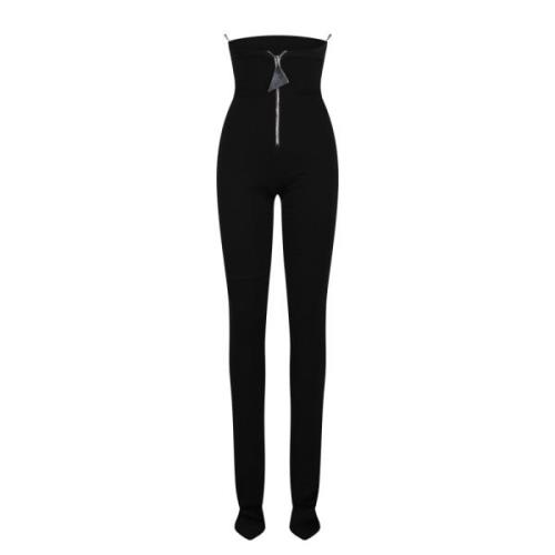 The Attico Strapless Skinny Cut Jumpsuit Black, Dam