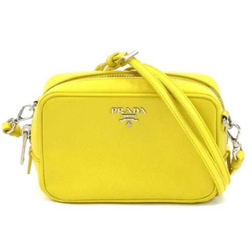 Prada Vintage Pre-owned Laeder prada-vskor Yellow, Dam