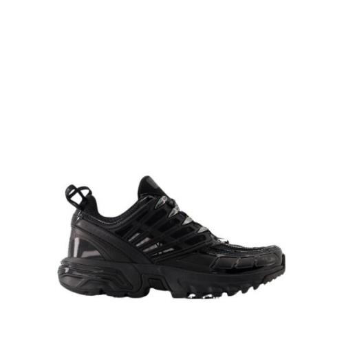 MM6 Maison Margiela Svarta Polyester Sneakers med Gummisula Black, Dam