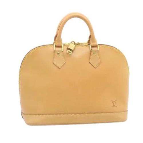 Louis Vuitton Vintage Pre-owned Laeder louis-vuitton-vskor Beige, Dam