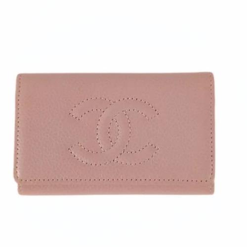 Chanel Vintage Pre-owned Laeder nyckelhllare Pink, Dam