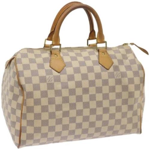 Louis Vuitton Vintage Pre-owned Canvas louis-vuitton-vskor Beige, Dam