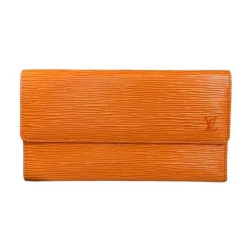 Louis Vuitton Vintage Pre-owned Laeder plnbcker Orange, Dam