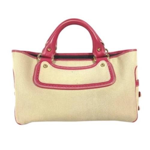 Celine Vintage Pre-owned Canvas celine-vskor Beige, Dam