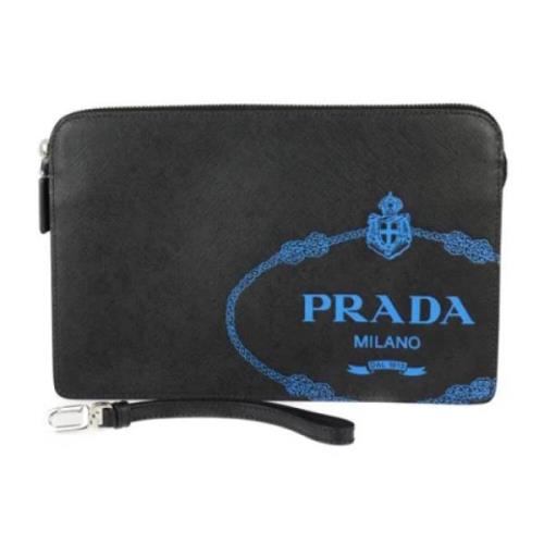 Prada Vintage Pre-owned Laeder prada-vskor Black, Dam