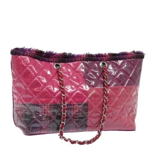 Chanel Vintage Pre-owned Vinyl chanel-vskor Pink, Dam