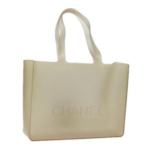 Chanel Vintage Pre-owned Tyg totevskor Beige, Dam