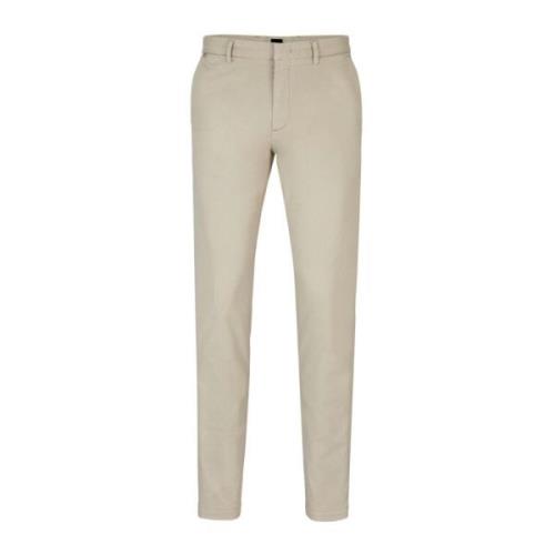 Hugo Boss Slim Fit Chinos i Beige Beige, Herr