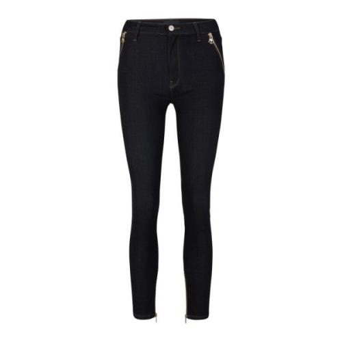 Joop! Slim Fit Mörkblå Jeans med Guld Detaljer Black, Dam