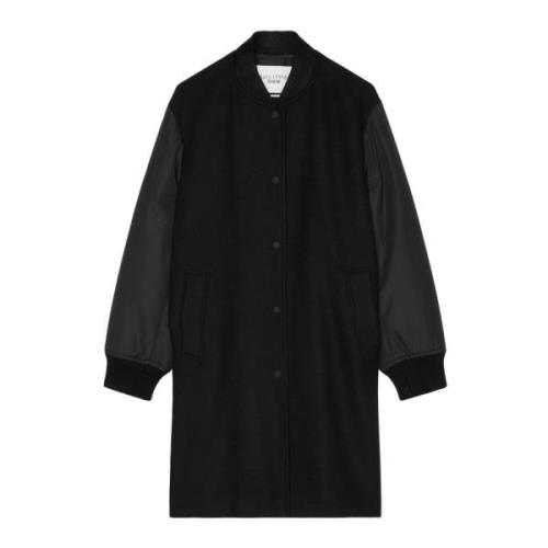 Marc O'Polo Varsity coat relaxed Black, Dam