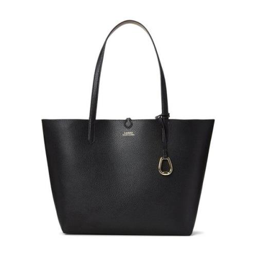 Ralph Lauren Omvändbar Toteväska Black, Dam