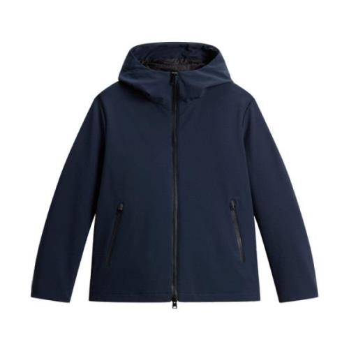 Woolrich Blå Pufferjacka med Dragkedja Blue, Herr