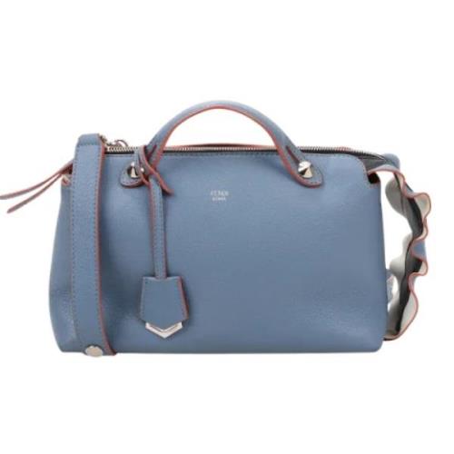 Fendi Vintage Pre-owned Laeder handvskor Blue, Dam