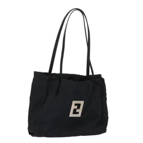 Fendi Vintage Pre-owned Canvas fendi-vskor Black, Dam