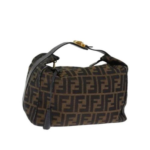 Fendi Vintage Pre-owned Canvas fendi-vskor Brown, Dam