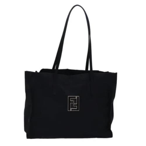 Fendi Vintage Pre-owned Nylon fendi-vskor Black, Dam