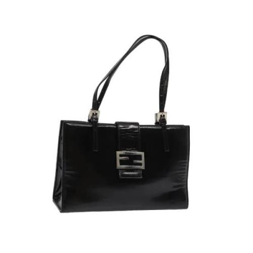 Fendi Vintage Pre-owned Plast fendi-vskor Black, Dam