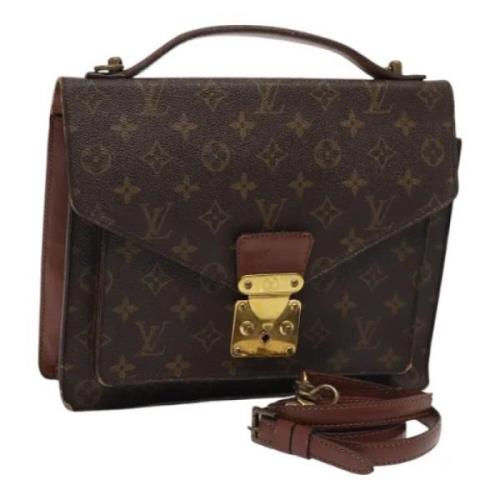 Louis Vuitton Vintage Pre-owned Canvas louis-vuitton-vskor Brown, Dam