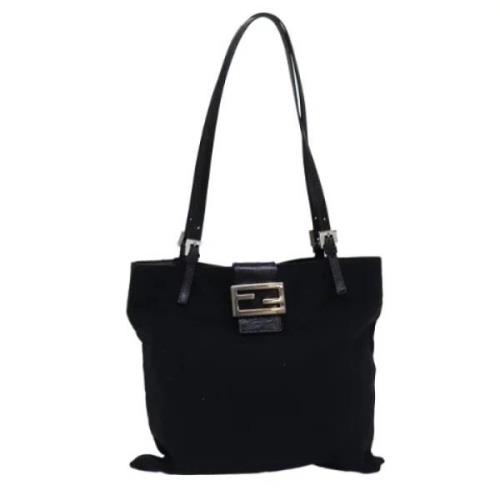 Fendi Vintage Pre-owned Nylon fendi-vskor Black, Dam