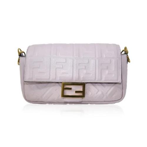 Fendi Vintage Pre-owned Laeder fendi-vskor Purple, Dam