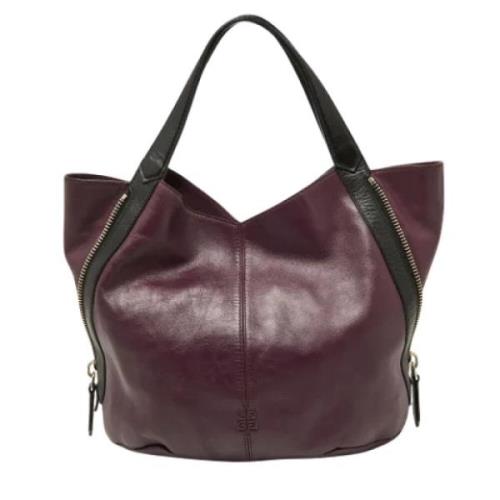 Givenchy Pre-owned Pre-owned Laeder axelremsvskor Purple, Dam