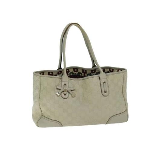 Gucci Vintage Pre-owned Canvas gucci-vskor Beige, Dam