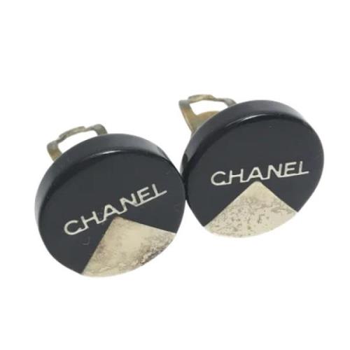 Chanel Vintage Pre-owned Plast chanel-smycken Black, Dam