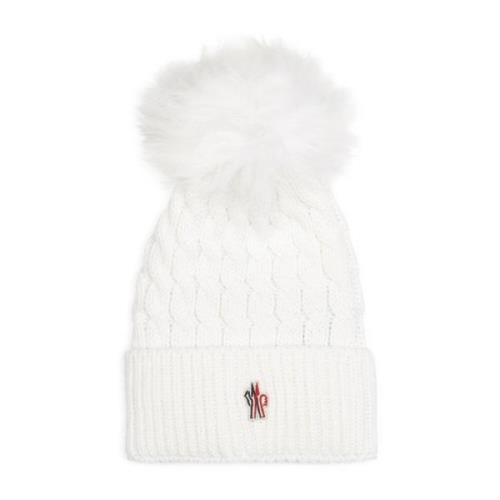 Moncler Vita hattar och kepsar för kvinnor White, Dam