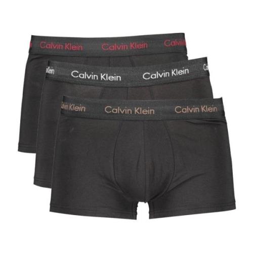 Calvin Klein Stretchbomullskalsonger Tri-Pack Svart Black, Herr