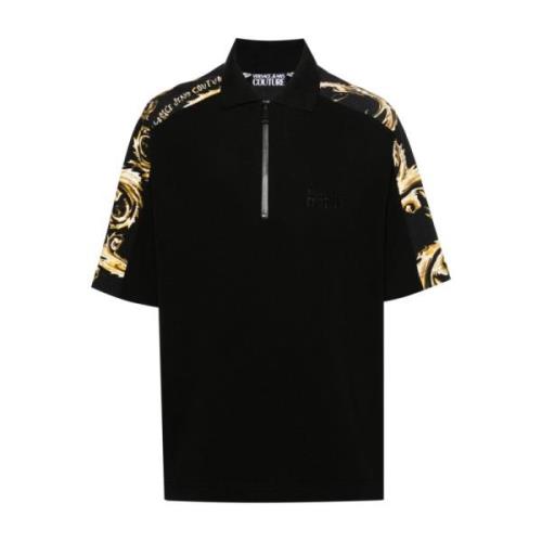 Versace Jeans Couture Svarta T-shirts och Polos ***cv Black, Herr