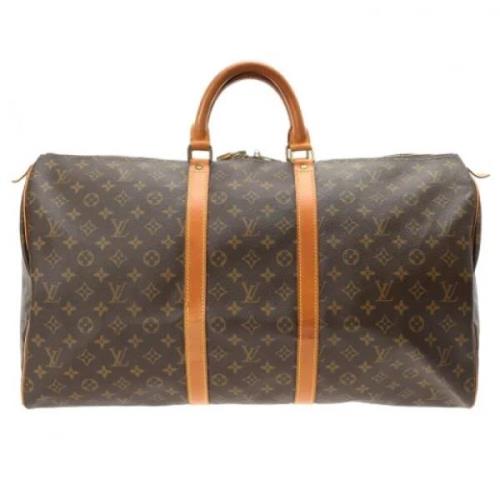 Louis Vuitton Vintage Pre-owned Tyg louis-vuitton-vskor Brown, Dam