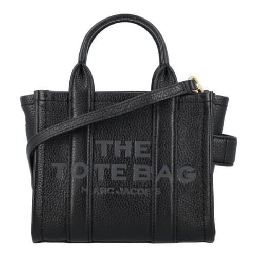 Marc Jacobs Svart Mini Tote Läder Väska Black, Dam