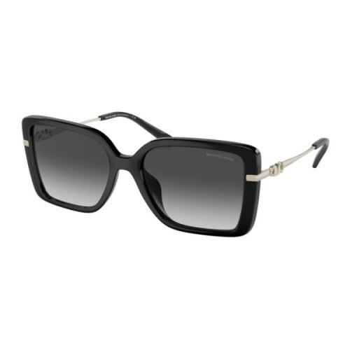 Michael Kors Black/Dark Grey Shaded Sunglasses Castellina Black, Dam