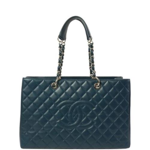 Chanel Vintage Pre-owned Laeder chanel-vskor Blue, Dam