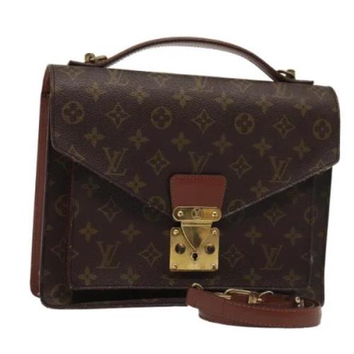 Louis Vuitton Vintage Pre-owned Canvas louis-vuitton-vskor Brown, Dam