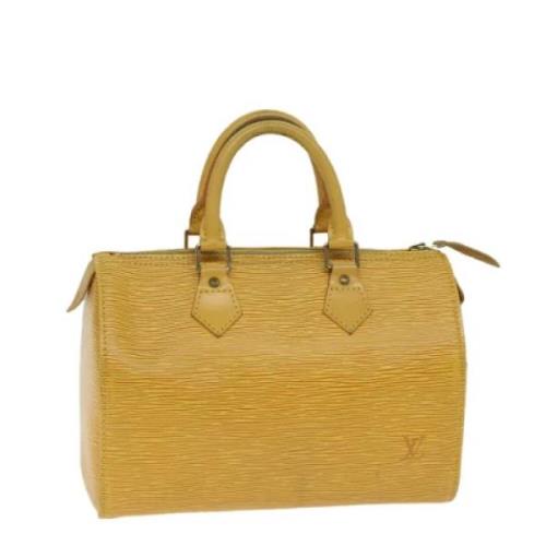 Louis Vuitton Vintage Pre-owned Laeder louis-vuitton-vskor Yellow, Dam