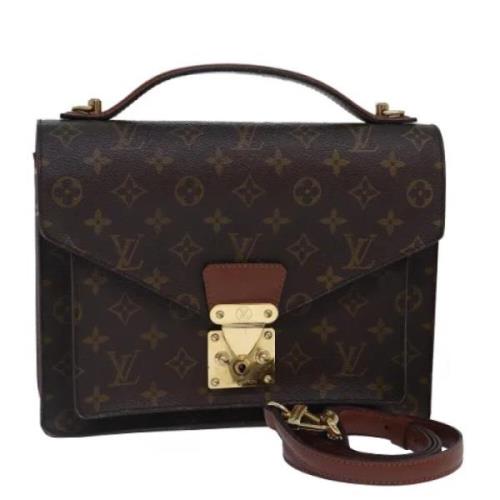 Louis Vuitton Vintage Pre-owned Canvas louis-vuitton-vskor Brown, Dam