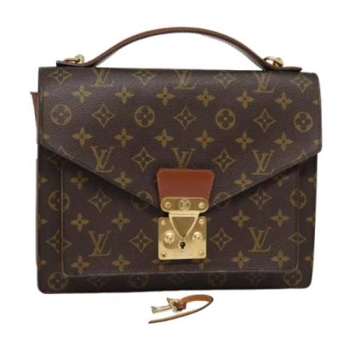 Louis Vuitton Vintage Pre-owned Canvas louis-vuitton-vskor Brown, Dam