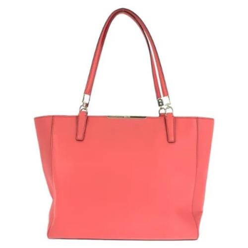 Coach Pre-owned Pre-owned Canvas axelremsvskor Pink, Dam