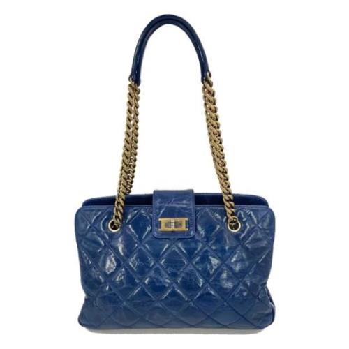 Chanel Vintage Pre-owned Laeder chanel-vskor Blue, Dam