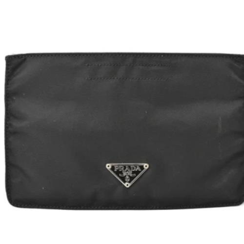 Prada Vintage Pre-owned Nylon prada-vskor Black, Dam