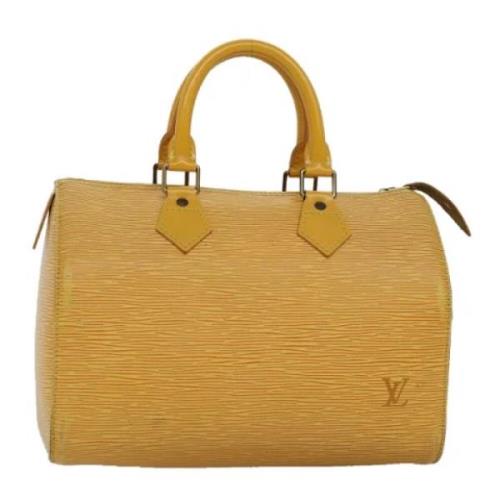 Louis Vuitton Vintage Pre-owned Laeder louis-vuitton-vskor Yellow, Dam