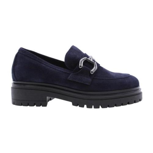 E mia Stiliga Moccasin Skor för Män Blue, Dam