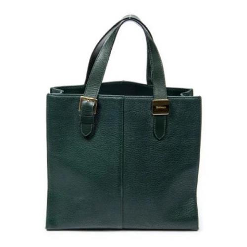 Burberry Vintage Pre-owned Laeder handvskor Green, Dam