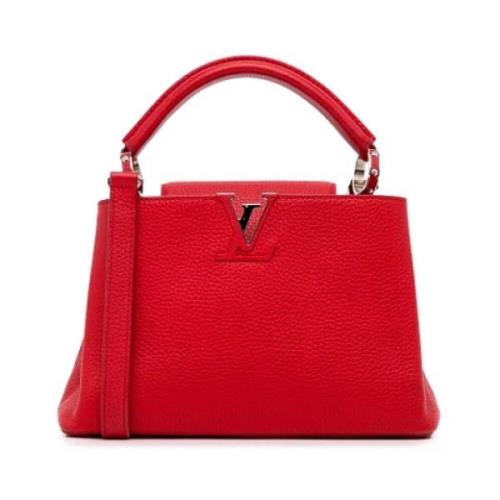 Louis Vuitton Vintage Pre-owned Laeder handvskor Red, Dam