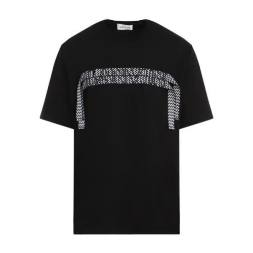 Lanvin Svarta T-shirts & Polos för män Black, Herr