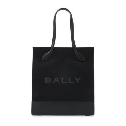 Bally Nylon och Läder Toteväska Black, Dam