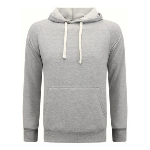 Enos Hoodie Herr - Vanlig klassisk hoodie Gray, Herr